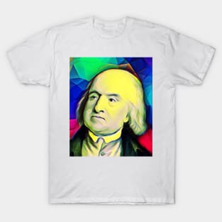 Jeremy Bentham Colourful Portrait | Jeremy Bentham Artwork 7 T-Shirt